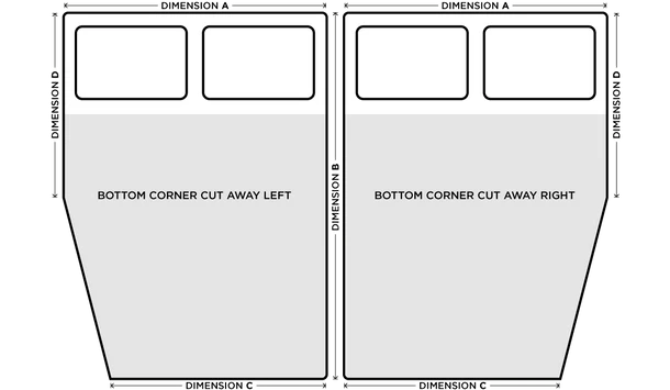Diagonal Corner Cutoff Custom Mattress - Image 3